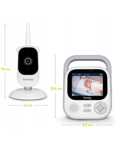 BN-LOC-BABYLINE_3.2_WHITE,Video monitor, Lionelo, Babyline 3.2, Full HD, Comunicare bidirectionala, 2.8 inch, Cu sunete si mod d BN-LOC-BABYLINE_3.2_WHITE,Video monitor, Lionelo, Babyline 3.2, Full HD, Comunicare bidirectionala, 2.8 inch, Cu sunete si mod d