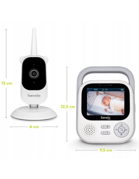 BN-LOC-BABYLINE_3.2_WHITE,Video monitor, Lionelo, Babyline 3.2, Full HD, Comunicare bidirectionala, 2.8 inch, Cu sunete si mod d BN-LOC-BABYLINE_3.2_WHITE,Video monitor, Lionelo, Babyline 3.2, Full HD, Comunicare bidirectionala, 2.8 inch, Cu sunete si mod d