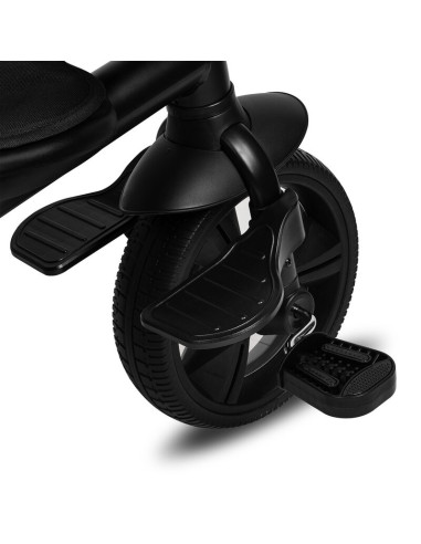 BN-LO-HAARI_GREEN_EMERALD,Tricicleta copii, Lionelo, Haari, Suport picioare, Control al directiei, Scaun reversibil, Rotire 360 