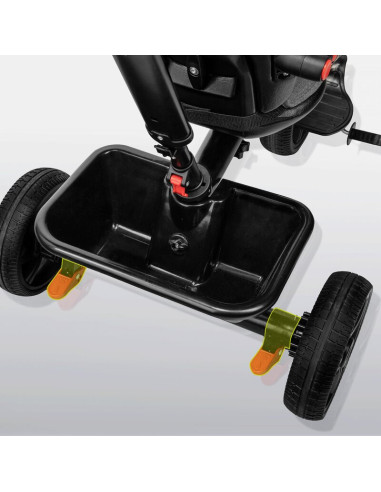 BN-LO-HAARI_GREEN_EMERALD,Tricicleta copii, Lionelo, Haari, Suport picioare, Control al directiei, Scaun reversibil, Rotire 360 