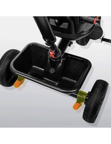 BN-LO-HAARI_GREEN_EMERALD,Tricicleta copii, Lionelo, Haari, Suport picioare, Control al directiei, Scaun reversibil, Rotire 360 