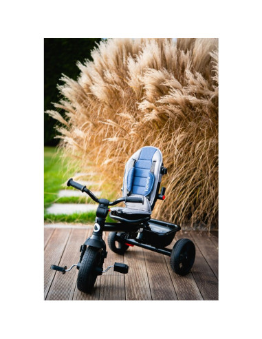 BN-LO-HAARI_GREEN_EMERALD,Tricicleta copii, Lionelo, Haari, Suport picioare, Control al directiei, Scaun reversibil, Rotire 360 