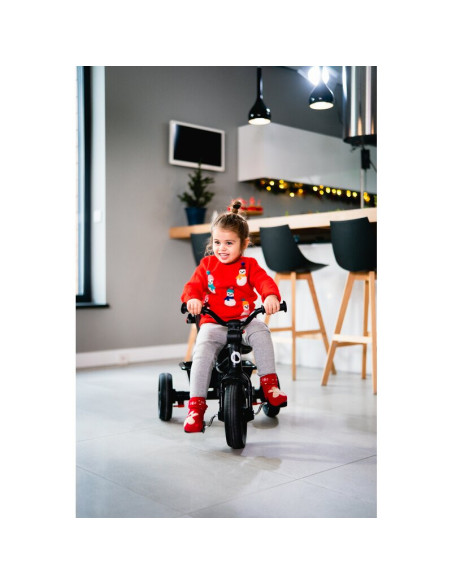 BN-LO-HAARI_GREEN_EMERALD,Tricicleta copii, Lionelo, Haari, Suport picioare, Control al directiei, Scaun reversibil, Rotire 360 