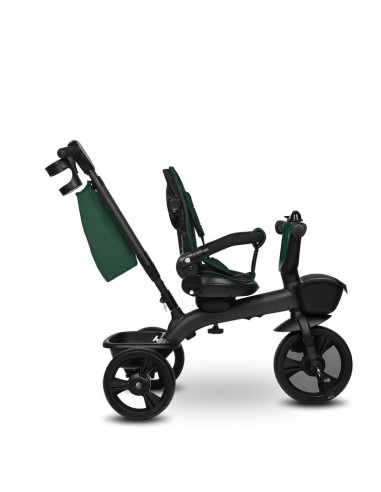 BN-LO-KORI_GREEN_EMERALD,Tricicleta copii, Lionelo, Kori, Cu suport de picioare, Control al directiei, Scaun reversibil, Rotire 