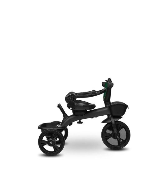 BN-LO-KORI_GREEN_EMERALD,Tricicleta copii, Lionelo, Kori, Cu suport de picioare, Control al directiei, Scaun reversibil, Rotire 
