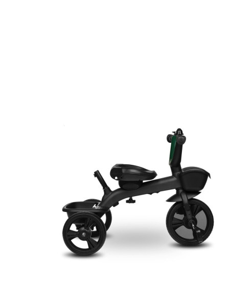 BN-LO-KORI_GREEN_EMERALD,Tricicleta copii, Lionelo, Kori, Cu suport de picioare, Control al directiei, Scaun reversibil, Rotire 