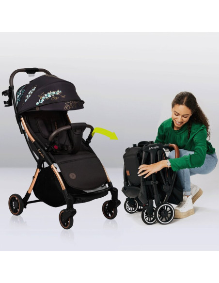 BN-LO-JULIE_ONE_GOLDEN_MOMENTS,Carucior sport, Lionelo, Julie One, Editie limitata Golden Moments, De la nastere, Greutate redus
