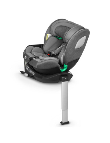 BN-LO-BRAAM_I-SIZE_GREY_STONE,Scaun auto, Lionelo, i-Size Braam, 0-36 Kg, 40-150 cm, Cu isofix si picior de fixare, Protectie la