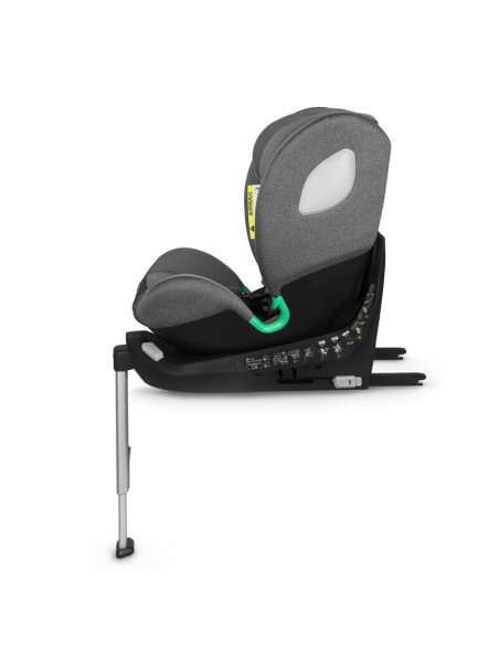BN-LO-BRAAM_I-SIZE_GREY_STONE,Scaun auto, Lionelo, i-Size Braam, 0-36 Kg, 40-150 cm, Cu isofix si picior de fixare, Protectie la