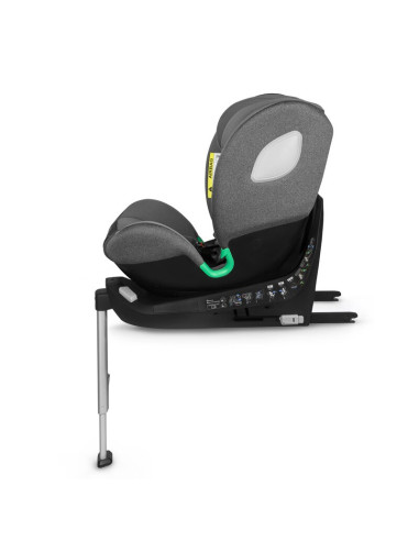 BN-LO-BRAAM_I-SIZE_GREY_STONE,Scaun auto, Lionelo, i-Size Braam, 0-36 Kg, 40-150 cm, Cu isofix si picior de fixare, Protectie la