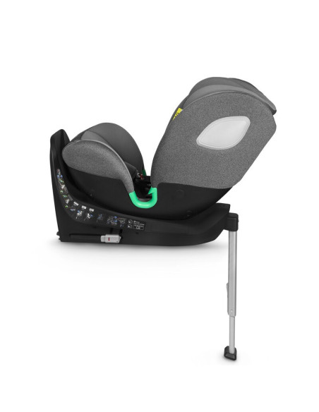 BN-LO-BRAAM_I-SIZE_GREY_STONE,Scaun auto, Lionelo, i-Size Braam, 0-36 Kg, 40-150 cm, Cu isofix si picior de fixare, Protectie la