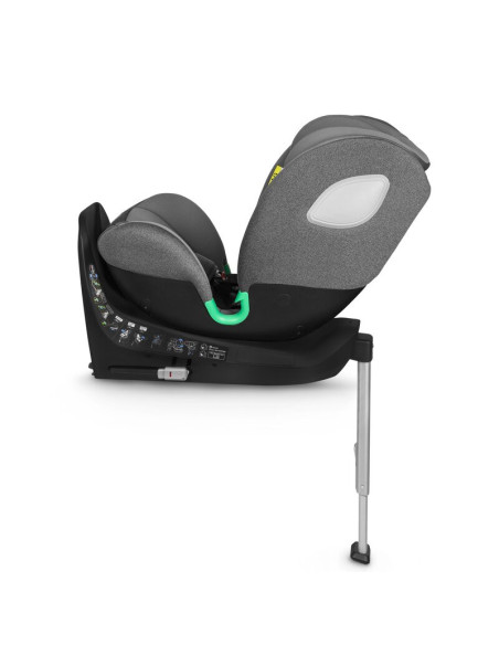 BN-LO-BRAAM_I-SIZE_GREY_STONE,Scaun auto, Lionelo, i-Size Braam, 0-36 Kg, 40-150 cm, Cu isofix si picior de fixare, Protectie la