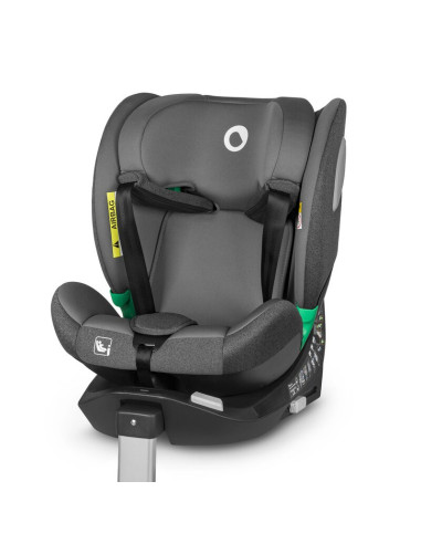 BN-LO-BRAAM_I-SIZE_GREY_STONE,Scaun auto, Lionelo, i-Size Braam, 0-36 Kg, 40-150 cm, Cu isofix si picior de fixare, Protectie la