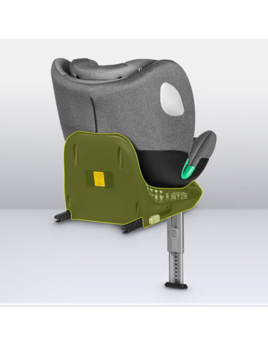 BN-LO-BRAAM_I-SIZE_GREY_STONE,Scaun auto, Lionelo, i-Size Braam, 0-36 Kg, 40-150 cm, Cu isofix si picior de fixare, Protectie la