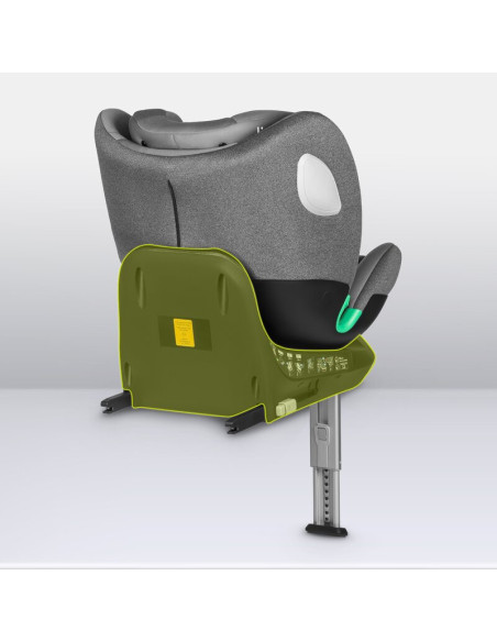 BN-LO-BRAAM_I-SIZE_GREY_STONE,Scaun auto, Lionelo, i-Size Braam, 0-36 Kg, 40-150 cm, Cu isofix si picior de fixare, Protectie la
