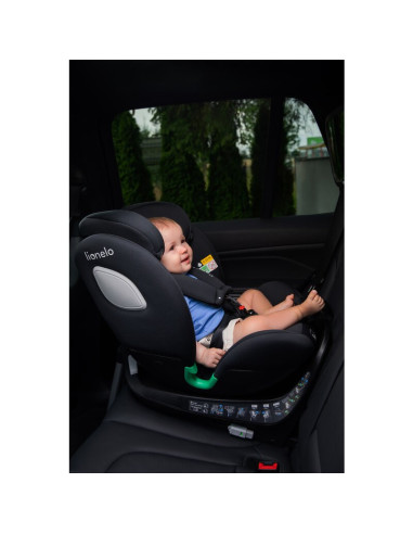 BN-LO-BRAAM_I-SIZE_GREY_STONE,Scaun auto, Lionelo, i-Size Braam, 0-36 Kg, 40-150 cm, Cu isofix si picior de fixare, Protectie la