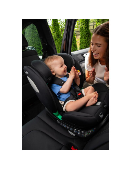 BN-LO-BRAAM_I-SIZE_GREY_STONE,Scaun auto, Lionelo, i-Size Braam, 0-36 Kg, 40-150 cm, Cu isofix si picior de fixare, Protectie la