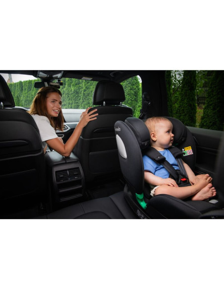 BN-LO-BRAAM_I-SIZE_GREY_STONE,Scaun auto, Lionelo, i-Size Braam, 0-36 Kg, 40-150 cm, Cu isofix si picior de fixare, Protectie la