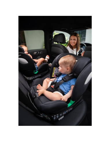 BN-LO-BRAAM_I-SIZE_GREY_STONE,Scaun auto, Lionelo, i-Size Braam, 0-36 Kg, 40-150 cm, Cu isofix si picior de fixare, Protectie la