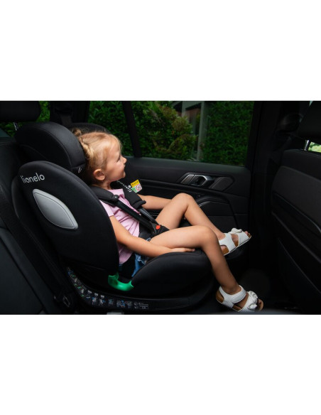 BN-LO-BRAAM_I-SIZE_GREY_STONE,Scaun auto, Lionelo, i-Size Braam, 0-36 Kg, 40-150 cm, Cu isofix si picior de fixare, Protectie la