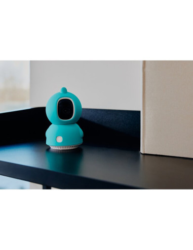 BN-LOC-BABYLINE_VIEW_WHITE,Video monitor, Lionelo, Babyline, View, Integrare AI, Mod de noapte 8 m cu 6 leduri, Unghi 100 grade,