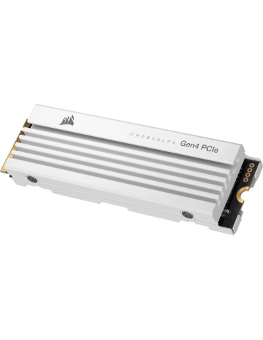 CSSD-F1000GBMP600PLPW,SSD Corsair SSD Corsair MP600 Pro LPX, 1 TB, PCIe Gen4, NVMe, M.2 2280, compatibil PS5, Alb "CSSD-F1000GBM