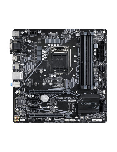B560M DS3H V3,Placa de baza Gigabyte Placa de baza GIGABYTE B560M DS3H V3, LGA1200, DDR4, mATX "B560M DS3H V3"