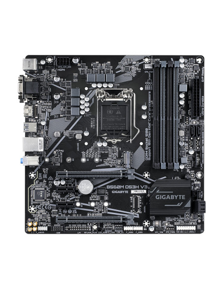 B560M DS3H V3,Placa de baza Gigabyte Placa de baza GIGABYTE B560M DS3H V3, LGA1200, DDR4, mATX "B560M DS3H V3"