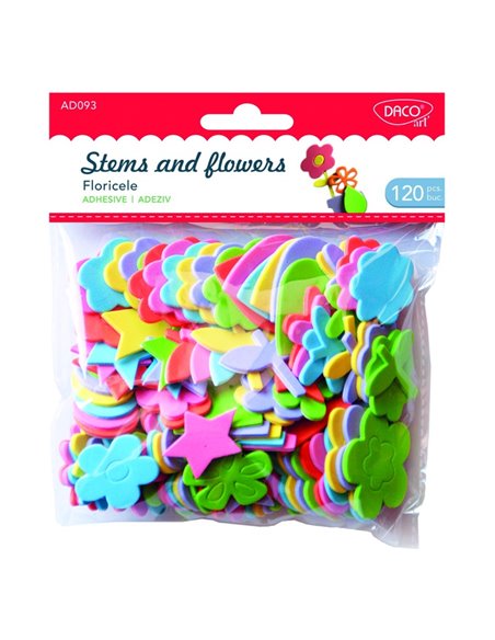 AD093,Accesorii craft - AD093 Floricele din spuma DACO