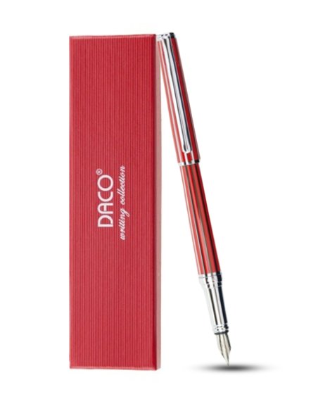 ST115R,Stilou DACO metalic st115r, Penita F, Rosu