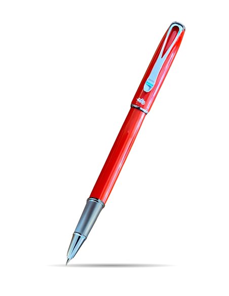 JIY6-CRD/ROSU,Stilou scolar JIY6-CRD cu penita ascunsa, Caligrafie, Rosu