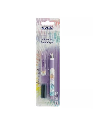 EAN-3859+7231,Set penar etui + Stilou New Batik Freedom Herlitz