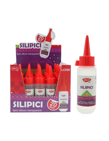 LC050,Lipici silicon 50 ml Silipici Daco