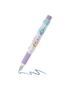 50044375,Stilou ergonomic penita M Herlitz, 3 patroane incluse, motiv New Batik Freedom, blister 2