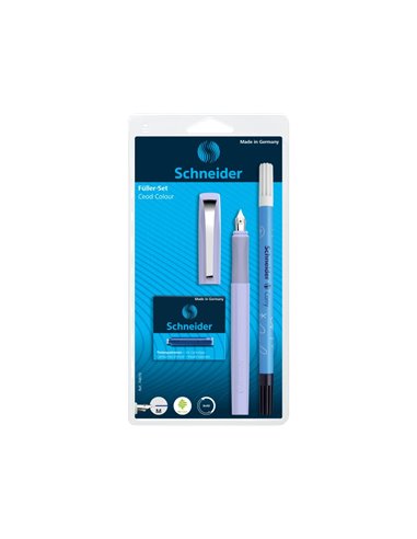 STI180/LILA,Set Schneider Ceod: Stilou+ Pic + 6 rezerve cerneala, blister, Lila
