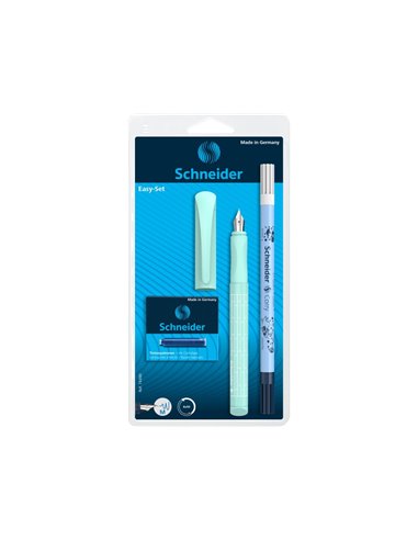 4679_RV/VERNIL,Set Schneider Easy Pen: Stilou+ Pic + 6 rezerve cerneala, blister, Vernil