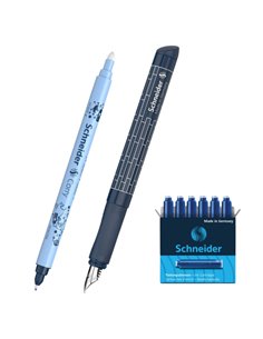 4679_RV/BLEUMARIN,Set Schneider Easy Pen: Stilou+ Pic + 6 rezerve cerneala, blister, Bleumarin