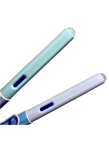 EAN-018280,Set stilouri cu cerneala termosensibila si penita ascunsa + Rezerve si radiera, Bleu