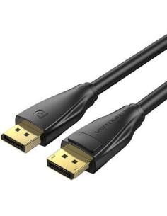HCDBG,Cablu video Vention, DisplayPort(T) la DisplayPort(T), 1.5m, rezolutie maxima 8K la 60Hz/4K la 120Hz, conectori auriti, cu