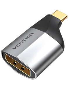 TCCH0,Convertor video Vention, USB Type-C(T) la DisplayPort(M), rezolutie maxima 4K la 60Hz/2K la 60Hz, conectori auriti, inveli