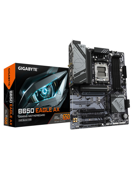 B650 EAGLE AX,Placa de baza Gigabyte AMD B650 | 4 x DDR5 7600(OC) | 1 x DisplayPort, 1 x HDMI port, 1 x USB Type-C® port, with U