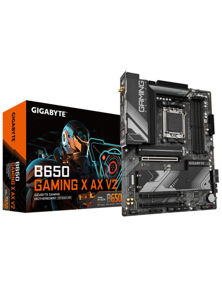 B650 GAMING X AX V2,Placa de baza Gigabyte B650 GAMING X AX V2 AM5 4xDDR5 4xSATA 3xM.2 "B650 GAMING X AX V2" B650 GAMING X AX V2,Placa de baza Gigabyte B650 GAMING X AX V2 AM5 4xDDR5 4xSATA 3xM.2 "B650 GAMING X AX V2"