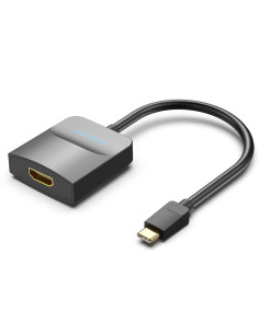 TDCBB,Convertor video Vention, USB Type-C(T) la HDMI(M), 0.15m, rezolutie maxima 4K la 30Hz, conectori auriti, invelis PVC si AB