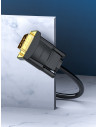 EABBF,Cablu video Vention, DVI-D(T) la VGA(T), 1m, rezolutie maxima 1080p la 60 Hz, conectori auriti, cupru, invelis PVC, negru,