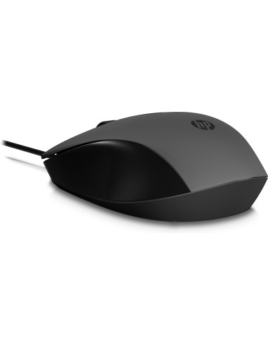 240J6AA,HP Mouse 150 cu cablu, Ambidextru, USB Tip-A, 1600 DPI, Negru