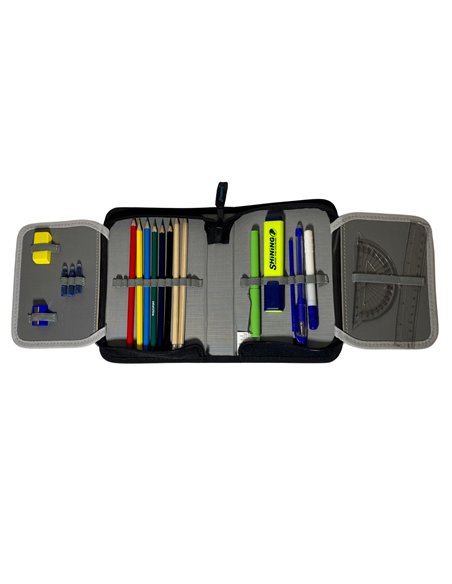 EAN-018341,Penar echipat 23 piese 1 fermoar 2 extensii, Motiv Pantera