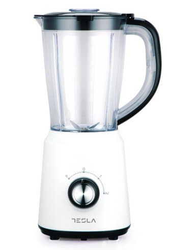 BL201W,Blender Tesla BL201W, 500W, 1,5L, 2 viteze + functie Pulse, Alb