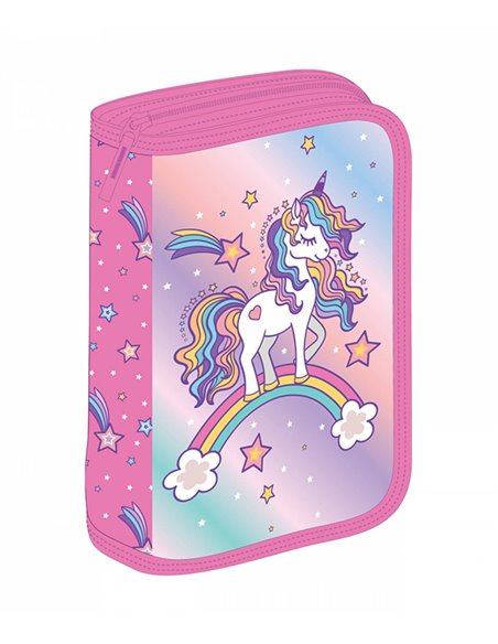 MCPE50Q11,Penar echipat 1 fermoar, 2 extensii, Motiv Unicorn