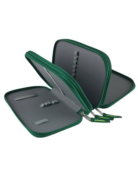 RNPE2003-2,Penar neechipat 3 fermoare, Motiv Romania neimblanzita, Nuante de verde