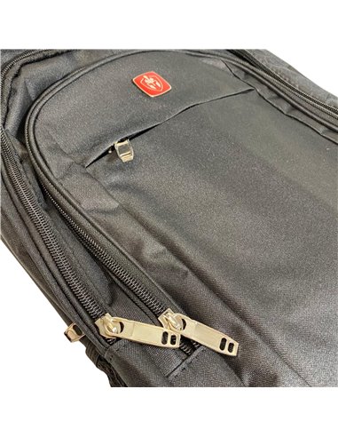 BLRS102HX,Ghiozdan Black IT 4 fermoare, Negru